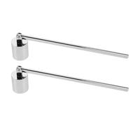 SHINEOFI Spegnicandele a Stoppino in Ferro Manico, Set 2 Pezzi, Estintore per Candele retrò, Accessorio per Spegnicandele Sicuro per Uso Domestico e Decorazioni Natalizie