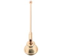 SHINEOFI Spegnicandele in Metallo Rustico con Manico Lungo 6,5" Set 2 Pezzi Spegni-stoppino Portatile Anti-Goccia per Candele Tealight Accessorio Sicurezza Casa, Ristorante e Decorazione