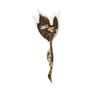 SHINEOFI Spilla Elegante Tulip e Lega Bianca Cerimonia in Uso Quotidiano