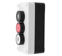 SHINEOFI Stazione di Comando a Pulsante Momentaneo Resistente alle Intemperie Interruttore di Arresto di Emergenza Scatola di Controllo in Plastica per Tapparelle Avvolgibili