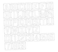 SHINEOFI Stencil Numerici Innovativi Modelli di Lettere Stencil per Pittura in Plastica Set da 1 Ideali per Progetti Scolastici Lavori Artigianali Decorazioni per La Casa Festival