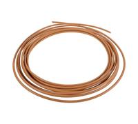 SHINEOFI Strisce in Plastica Effetto Rattan per Intreccio, 5mm, Caffè | Materiale per Cesteria e Sedute da Giardino, Finitura Realistica, Superficie Liscia, Uso Esterno
