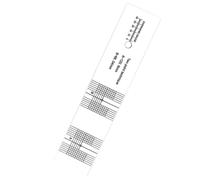 SHINEOFI Strumento di Allineamento Puntina Giradischi Elegante per Cartuccia Righello Compatto per Piattaforma Girevole Precisione Audio Migliorata per Appassionati di Vinile