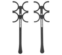 SHINEOFI Strumento di Capovolgimento Ottico Regolabile per Optometria, Flipper in Plastica Resistente, Set da 2 Pezzi per Test Visivo Professionale