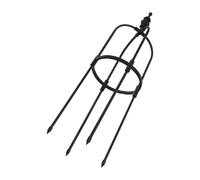SHINEOFI Struttura Metallica Alta per Piante Rampicanti in Acciaio Inox Nero, Supporto Versatile a Forma di Torre per Rose e Viti per Giardino e Patio