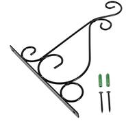 SHINEOFI Supporto da Parete in Ferro Pesante per Piante Sospese e Lanterna Staffa Anti-invecchiamento per Fioriere Esterne e Interne Porta Piante da Muretto e Balcone per Decorazioni e