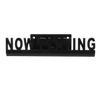 SHINEOFI Supporto da Parete per Dischi in Vinile Nero in Acrilico, Mensola Sospesa Salvaspazio per Organizzazione Documenti e Album, Espositore Minimalista per Casa e Ufficio