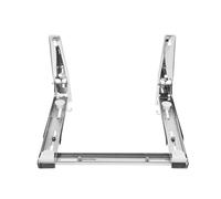 SHINEOFI Supporto da Parete per Forno Microonde in Acciaio Resistente Staffa Regolabile e Pieghevole con Carico Fino Mensola Salvaspazio per Cucina Contemporanea