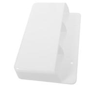 SHINEOFI Supporto da Parete per Telecomando TV e Condizionatore Organizer Autoadesivo con 3 Scomparti Scatola Portaoggetti Decorativa per Camera da Letto e Soggiorno Montaggio senza