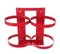 SHINEOFI Supporto Estintore Professionale in Ferro Rosso per Estintore 5kg, Staffa Pratica da Parete per Montaggio e Stoccaggio Antincendio in Casa o Camper