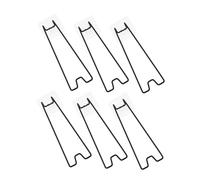 SHINEOFI Supporto per Cavalletto Espositivo in Acciaio Nero da 6 Pezzi Porta Cornice da Tavolo Autoadesivo per Foto Staffa Stabile per Esposizione su Scrivanie e Scaffali