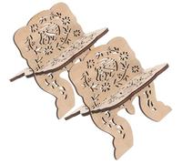 SHINEOFI Supporto per Libri senza Schegge e Delicato le Mani in Legno 2 Pezzi Elegante e Semplice, e Pittori come Decorazione da Tavolo