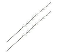 SHINEOFI Supporto per Piante Rampicanti in Pp 100 Cm a Forma di Ramo, Set da 2 Picchetti da Giardino Decorativi per Balcone e Interni, Struttura per Arrampicata e Sostegno di Piante da