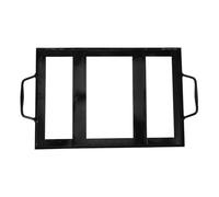 SHINEOFI Supporto per Piastra di Sale per Barbecue Portablocco di Sale Durevole in Materiale Leggero Accessorio per Grigliate All’Aperto e Campeggio