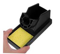 SHINEOFI Supporto per Saldatore portapenne Singolo Saldatura Terza Strumento Manuale Stand di bruciatore Regolabile portapenne in Metallo e Ferro Titolare di Saldatura Penna a Legna Spugna