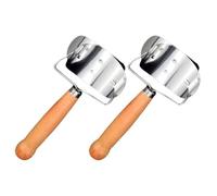 SHINEOFI Tagliapasta con Manico in Legno per Ravioli in Inossidabile 2 Semplice da Usare e Versatile la Preparazione di Pasta Fatta in Casa