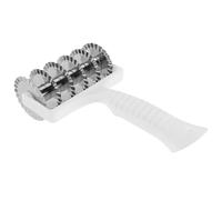SHINEOFI Tagliapasta in Acciaio Inossidabile Rullo a Griglia, Cutter per Pasta Versatile e Sicuro, per Cucine Domestiche e Laboratori Alimentari, Colore Bianco