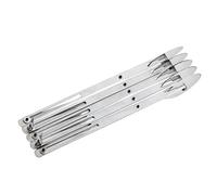 SHINEOFI Tagliapizza in Acciaio Inox Regolabile 5 Ruote, Rotella per Pasta e Dolci, Divisore di Pasta Portatile per Cucina e Pizzeria, Affettatrice Espandibile per Pizza e Torte