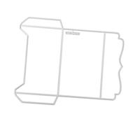 SHINEOFI Taglierina per Buste Stencil a Strati per Realizzare Biglietti Chiaro Cerchio Distributore di Nastro Carta Etichetta Decorazione Muore Fare Mascheramento Acciaio al Carbonio Silver