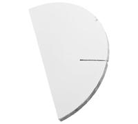 SHINEOFI Tappetino Refrattario Semicircolare in Carburo di Silicio per Forno Supporto Stabile per Cottura Ceramica e Smaltatura Resistente Alte Temperature per Studi e Laboratori di