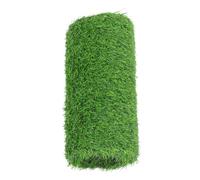 SHINEOFI Tappeto di Prato Artificiale Verde in Poliestere per Esterni, Dimensioni Tagliabili 30x122 Cm, Comodo sotto i Piedi, per Balcone e Animali Domestici