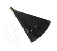 SHINEOFI Telaio della Ventola Pieghevole Materiale per Realizzare ventagli Fai-da- Mariale per ventilatori per la Mano Fai -da - Frame dei Fan delle Fai -da - plastica Nero