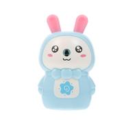 SHINEOFI Temperamatite Manuale a Coniglio Blu, Temperino da Tavolo in Plastica e Metallo, Ingresso Automatico della Matita, per Studenti, per Scuola e Casa, Regalo Compleanno e Capodanno