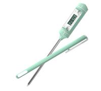 SHINEOFI Termometro da Cucina Digitale Sonda di Precisione, Termometro Elettronico per Latte e Carne, Misuratore Temperatura Acqua Pratico Coperchio per Uso Domestico e Alimenti Vari