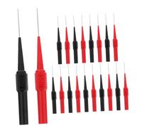 SHINEOFI Tester Multimetro 20 Pezzi Puntali ad Ago in Acciaio Inox per Test Elettrici Automotive e Riparazioni Isolamento Affidabile e Compatibilità