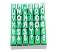 SHINEOFI Timbri Lettere e Numeri per Argilla Strumenti per Ceramica e Modellazione Kit di Timbri Alfabeto per Progetti Artistici e Didattici