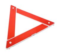 SHINEOFI Triangolo di Emergenza Pieghevole per Auto e Camion Kit di Sicurezza Stradale Catarifrangenti Segnale di Avvertimento Compatto in Plastica e Metallo per Viaggi e Parcheggio