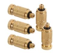 SHINEOFI Ugello Nebulizzatore Ugello Spruzzatore ad Alta Pressione 5 Pezzi in Ottone Migliora L'efficienza Dell'allevamento e Favorisce Ambiente per Irrigazione Esterna per Animali
