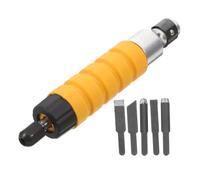 SHINEOFI Utensile Rotante Per Albero Flessibile Adattatore Per Trapano Elettrico Kit Per Intaglio Del Legno Scalpello Elettrico Varie Lame Intercambiabili e Impugnatura Ergonomica