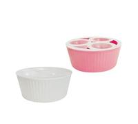 SHINEOFI Vasi Idroponici Indicatore Livello Acqua e Base Stabile 2 Pezzi con Tre Fori Vaso Decorativo per Bulbi di Tulipano per Giardinaggio in Piccolo Spazio