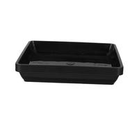 SHINEOFI Vassoi per Vasi da Fiori in Materiale Pp, Set da 5 Pezzi, Pallet Portafiori Quadrati 18x18 Cm, Adatti per Irrigazione e Semina in Giardino