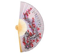 SHINEOFI Ventaglio Decorativo Gigante da Parete in bambù e Carta, Zen | Artigianale, Leggero e Facile da Installare, per Soggiorno, Eventi e Sfondo Fotografico, Stile Orientale