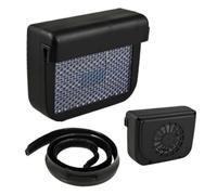 SHINEOFI Ventilatore Solare per Auto 30w in Plastica Pannello Solare Esterno, Raffreddatore Silenzioso per Barche e Camion, per L'estate