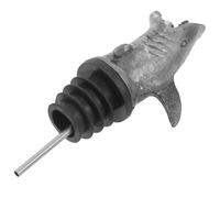 SHINEOFI Versatore per Bottiglie di Liquori e Olio D’Oliva in Lega di Zinco Tappo Salvagoccia a Forma di Squalo Compatibile Bottiglie di Vino Whisky e Aceto per Bar Ristoranti e Cucina
