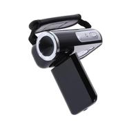 SHINEOFI Videocamera Digitale Portatile 16mp Zoom Digitale per Vlogging, Fotocamera D’azione Compatta Alimentata a Batterie, per Viaggi e Registrazioni All’aperto, Colore Nero