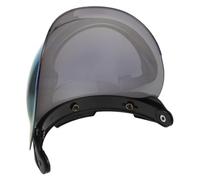 SHINEOFI Visiera per Casco Moto a Tre Bottoni, Pc, Trasparente | Alta Trasmittanza Luminosa, Visione Chiara, Antigraffio, Sgancio Rapido, Interfaccia Standard a Scatto