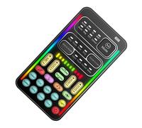 SHINEOFI Voice Changer Mini Sound Card Professionale per Computer e Telefono Mixer Audio Esterno Portatile per Streaming e Giochi Cambia Driver e Facile Trasportare