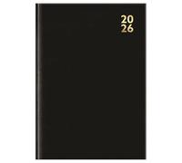 Shineone Agenda giornaliera 2024, formato A4, con slot per mezz'ora, con copertina rigida, pagina intera per sabato e domenica (blu ardesia)