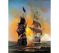 SHINERING La Tempesta Sul Mare Di Galilea Barca A Vela Tela Pittura Olandese Golden Age Wall Art Poster E Stampe Decorazione Della Parete Di Casa A2 50X70Cm Senza Telaio