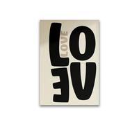 SHINERING Poster Vintage Con Citazione Love, Stampe, Quadri, Arte Murale, Tela, Camera Da Letto, Soggiorno, Arredamento Per La Casa, Formato A5 50X70Cm Senza Telaio