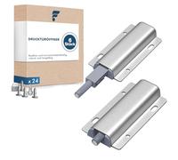 shinfly 6 pezzi Push to Open, apriporta a pressione con 24 viti, apriscatole magnetiche, apriporta cassetti, apriporta a pressione