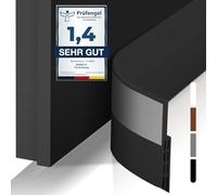 shinfly Paraspifferi Sottoporta, Paraspifferi Porta Blindata - 400 x 5cm, Ideale per Ridurre il Rumore, Sottoporta Anti Insetti/Polvere/Aria Fredda, Facile e Veloce da Installare(Nero)