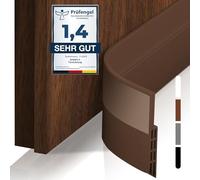 shinfly Paraspifferi Sottoporta, Paraspifferi Porta Blindata - 400 x 5cm, Ideale per Ridurre il Rumore, Sottoporta Anti Insetti/Polvere/Aria Fredda, Facile e Veloce da Installare(Marrone)