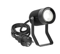 SHINGA faretto da giardino da esterno IP65 con spina nera incl. lampada LED GU10 [EEK: C]