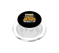 Shining A Light On Who Jesus Bible Christian Verse Quote PopSockets PopGrip per MagSafe