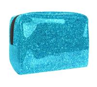 Shining Blue - Trousse da donna, per articoli da toeletta da viaggio, grande, in PVC, con cerniera, Multi, 18.5x7.5x13cm/7.3x3x5.1in, Beauty case